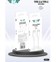 USB-C - USB-C 45Watt PD TYPE-C PD/QC Hızlı Şarj/Data Kablosu Beyaz Hızlı Şarj & Data Kablosu,1Metre