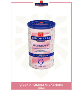 Simonelli Milkshake Çilek Aromalı 1000 gr