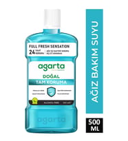 Agarta Ağız Çalkalama Suyu Doğal Tam Koruma Alkolsüz 500 Ml