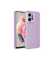 Xiaomi Redmi Note 12 4G Uyumlu Kılıf Kamera Korumalı Simli Lüks Zore Koton Kapak