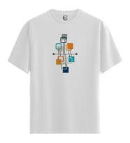 Retro Link - %100 Pamuklu Erkek Beyaz Tişört - Premium Quality