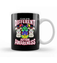 It s OK To Be Different Autism Awareness Bears Kupa Bardak Porselen