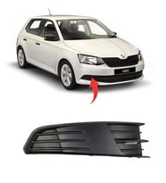 Skoda Fabia 2015-2019 Sağ Tampon Kapagı 6V0807368