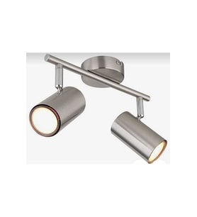 gün ışığı LED ampullü paslanmaz inox LED spot ped avize hareketli başlık