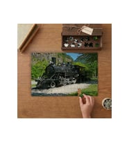 Lokomotif - Tren - Demiryolu Tasarımı 240 parça Ahşap Puzzle Ahşap Kutuda MP05952