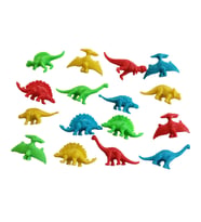 20 Aset 4 Farklı Renk Dinazor Seti Plastik Dinozor Oyuncak