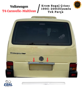 VW T4 Caravelle-Multivan Krom Bagaj Çıtası 1995-2003 P. Çelik