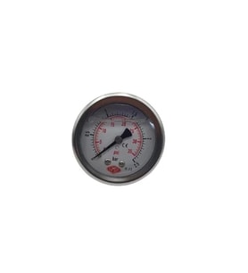 Manometre Gliserinli Arka Çıkışlı Q52 - 0 - 2.5 Bar 1/4