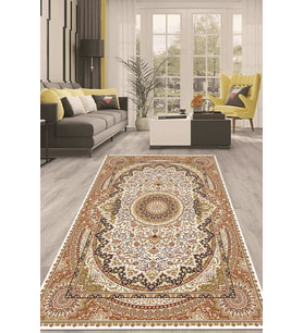 Dijital Kaymaz Taban Yıkanabilir Modern Renkli Salon Halısı Mutfak Halısı Yolluk ND-HT-79 (Çok Renkli)