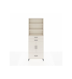 Arges Dolap 5 Raflı 3 Çekmeceli 2 Kapaklı 88x30x243 Aytaşı-Aytaşı