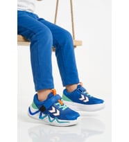 Hummel Mavi Fileli Hafif Esnek Erkek Çocuk Spor Ayakkabı 900888 HML ORIO JR
