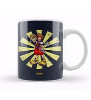 Sora Retro Japanese Kingdom Hearts Kupa Bardak Porselen