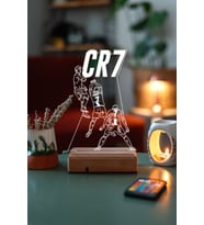 Cristiano Ronaldo Cr7 16 Renk Kumandalı 3D Gece Lambası