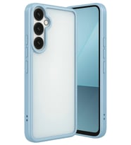 Pilelistore   Samsung Galaxy A24 4G Prime Kılıf  Lensli Silikon - Açık Mavi