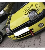 Renault Twingo Ön Lip Mat Siyah  Ön Tampon Lip