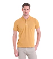 Hatemoğlu Hardal GL 112301 Basıc Polo Pike T-shırt