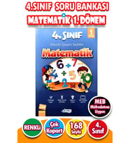 4.Sınıf Matematik 1.Dönem - Etkinlikli Çalışma ve Soru Bankası Kitabı