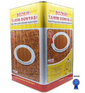 Bozkır Tahin Dünyası Kepeksiz Bozkır Tahini 19 KG TENEKE