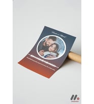 Kişiye Özel Ses Dalgası Fotoğraflı Poster, Çerçevesiz Yüksek Kalite Duvar Afişi