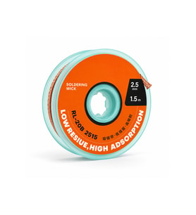 Lehim Temizleme Teli 2.5 Mm 1.5 Metre Düşük Kalıntılı Yüksek Emiş Güçlü Örgü
