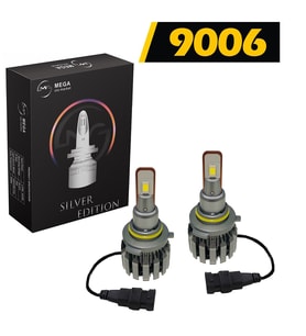 Mega Oto Market Slim Led Silver Edition Xenon Far Lambası Beyaz Renk 2S 9006 Soket ile Uyumlu
