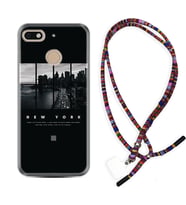 General Mobile GM8 Go GM9 GM20 Pro Plus Kılıf Boyun Asklı Rasta Silikon New York 1612