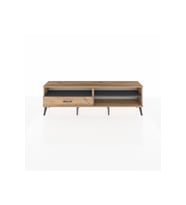 Arges TV Ünitesi 2 Raflı Tek Çekmeceli  176x30x51 Çam-Antrasit/Çam