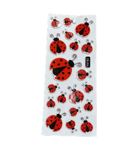Ticon Puffy Sticker Uğur Böceği - 3 adet
