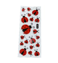 Ticon Puffy Sticker Uğur Böceği - 3 adet