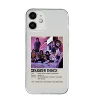 Iphone 12 Uyumlu Stranger Things Minimalist Poster Desenli Şeffaf Telefon Kılıfı