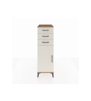 Kronos Dolap 2 Raflı 3 Çekmeceli Tek Kapaklı 44x59x134 Çam-Aytaşı