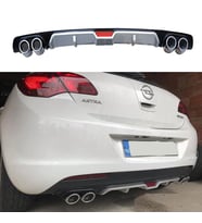 Opel Astra J HB Difüzör Arka Tampon Eki 4 Egzoz Çıkışlı