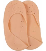 Ergonomik Silikon Patik Ten Rengi Topuk Çatlak Çorabı Silikon Patik Çorap Ayak G