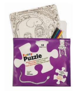 Funny Mat Puzzle - Sevimli Dostlar 30x40cm