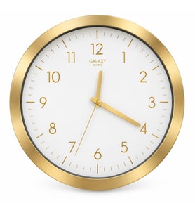 Galaxy Premium Serisi Latin Rakamlı Duvar Saati Gold 35 CM