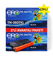 TN-3607XL / Brother HL-L6210DW Çipli Muadil Toner - 2'li Avantaj Paket