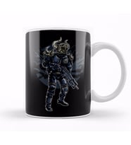 Viking Soldier Kupa Bardak Porselen