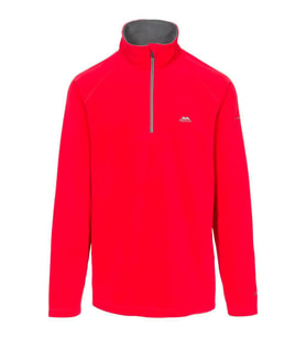 Trespass MAFLMFN10001 Blackford Male Microfleece AT100 Red Erkek Polar (Kırmızı)