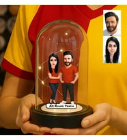 Kişiye Özel Erkek Karikatür Sarı Kırmızı Taraftar Tasarım  Taraftar Hediyesi