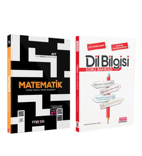 Marka Yayınları AYT Matematik ve AKM Dil Bilgisi Soru Bankası Seti 2 Kitap