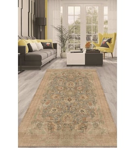 Dijital Kaymaz Taban Yıkanabilir Modern Renkli Salon Halısı Mutfak Halısı Yolluk ND-HT-128 (Çok Renkli)