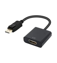 Plentiful Display HDMI Çevirici Kablo Displayport To HDMI Display In HDMI Out Dp HDMI Display Erkek HDMI Dişi (Siyah)