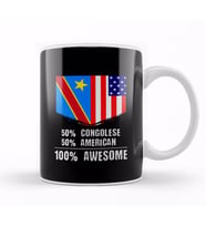 50% Costa Rican 50% American %100 Awesome Kupa Bardak Porselen