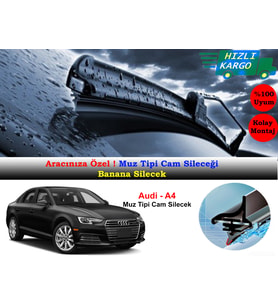 Audi A4 2016- Muz Silecek Takımı