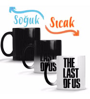 The Last Of Us Logo Sihirli Kupa Bardak Porselen