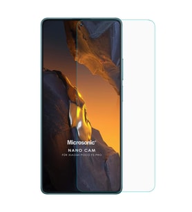 Microsonic Xiaomi Poco F5 Pro Nano Glass Cam Ekran Koruyucu (Renksiz)