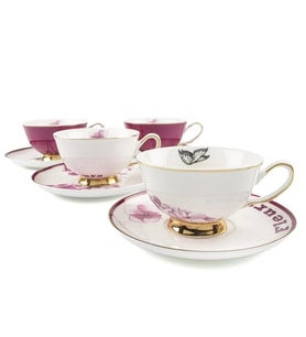 Mikasa Moor Pinky 4lü Çay Fincanı Seti
