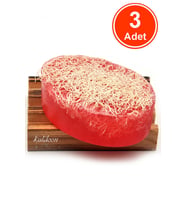 Kabak Lifli El Yapımı Doğal Kantaron Yağı Sabunu 120 G x 3 Adet