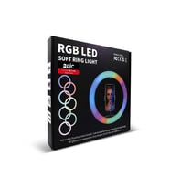 33cm RGB LED Selfie Işığı ve Tripod, Ayarlanabilir, Kompakt ve Şık