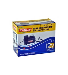 12v Hava Kompresörü Çakmaklık Girişli 300 Psi Carub